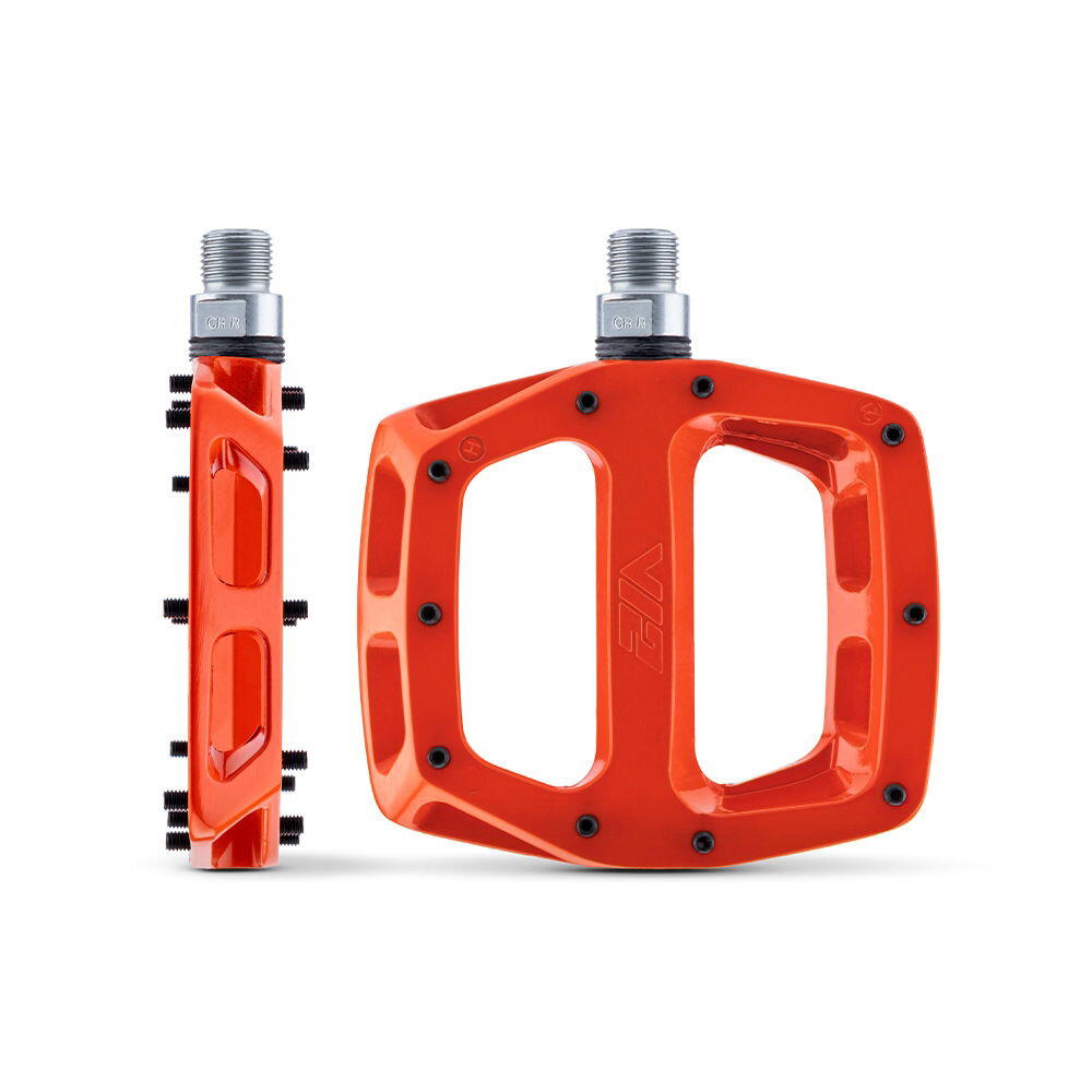 Dmr - Paire De Pédales Plates Dmr V12 Orange - Pédale - Orange - Taille Unique - Decathlon