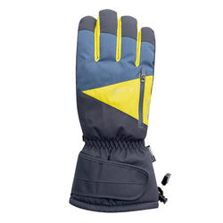 Gants De Ski RICHEN Femme (Bleu Nuit / Indigo / Jaune Vif)