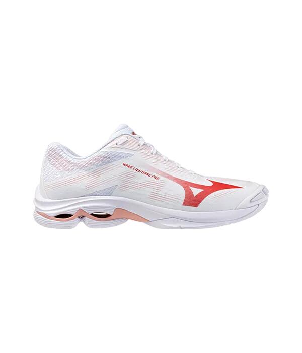 Pantofi de interior femei Mizuno Wave Lightning Pro, alb