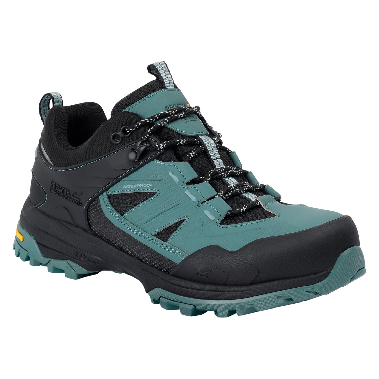 Regatta - Chaussures De Marche Regen Femme (vert Sombre / Noir) - Chaussures De Sport - Bleu|noir - Decathlon