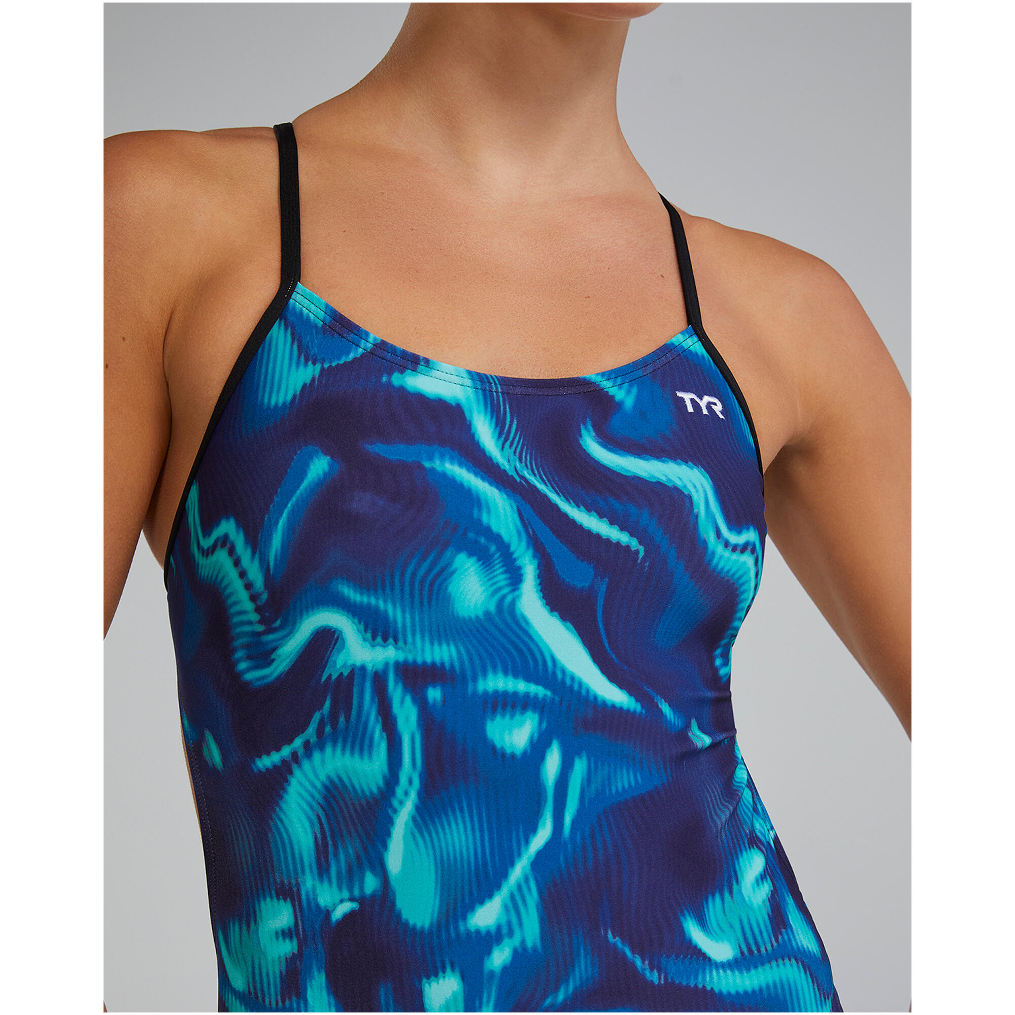 Costume donna TYR Hexa Diamondfit – resistente al cloro, sostegno stabile 5/7