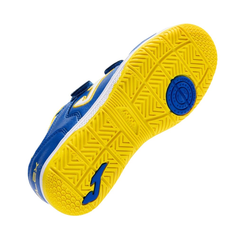 Joma Top Flex JR 2605 Azul Indoor – Zapatillas Fútbol Sala Infantil con Velcro 5/5