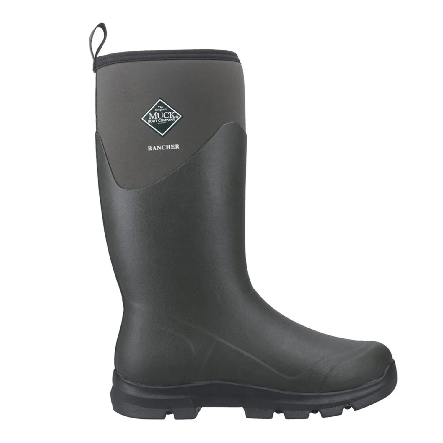 Bottes De Pluie RANCHER Homme (Vieux Vert Kaki / Vieux Vert Kaki / Noir / Noir) 3/4