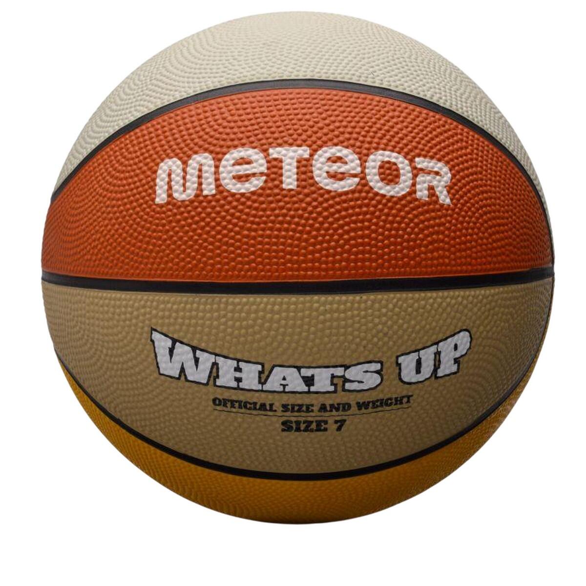 Meteor - Ballon De Basket What´s Up (orange / Beige) - Ballon De Basket - Beige|jaune|orange - Decathlon