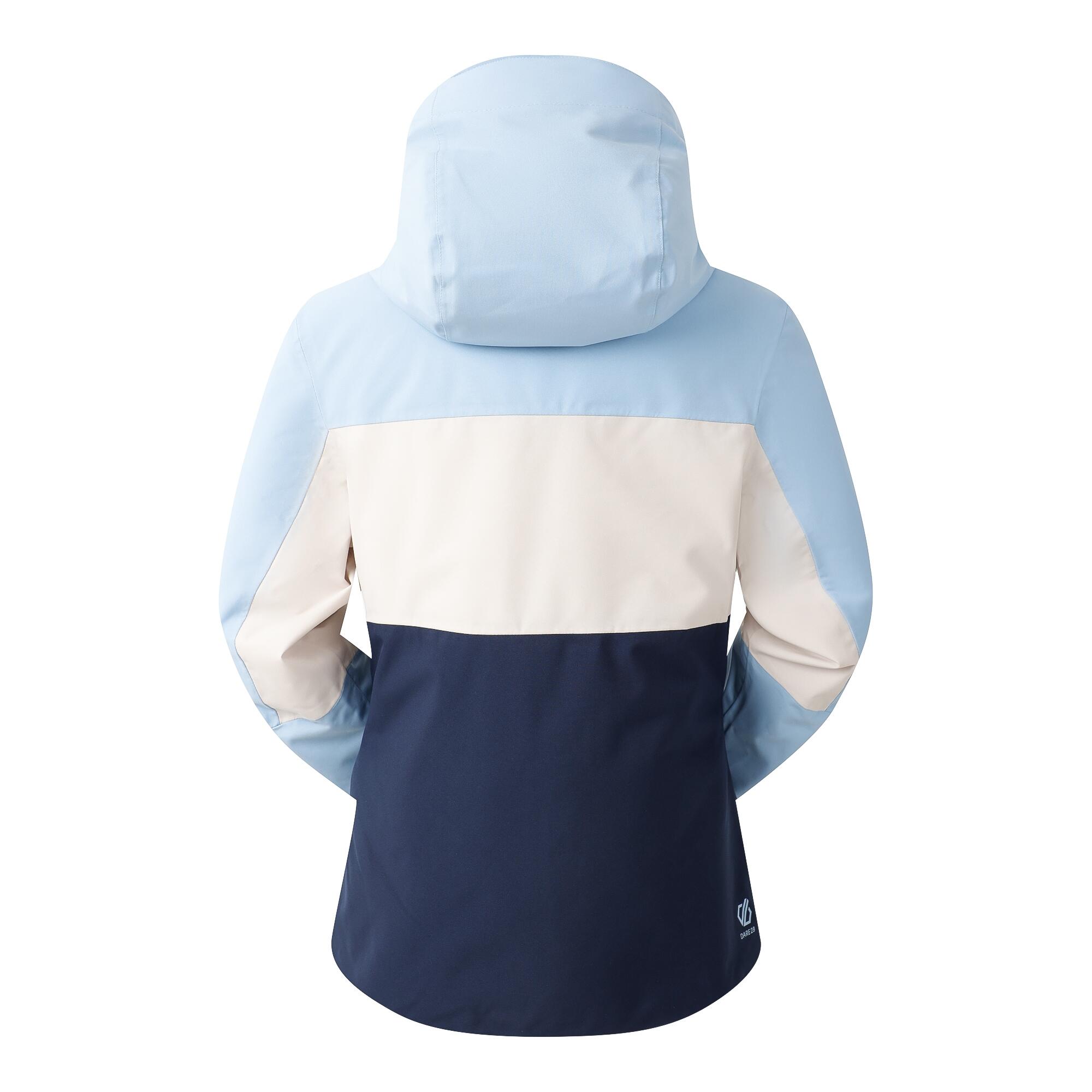 Blouson De Ski Imperméable ICED Femme (Bleu Pâle / Bleu Marine) 2/5
