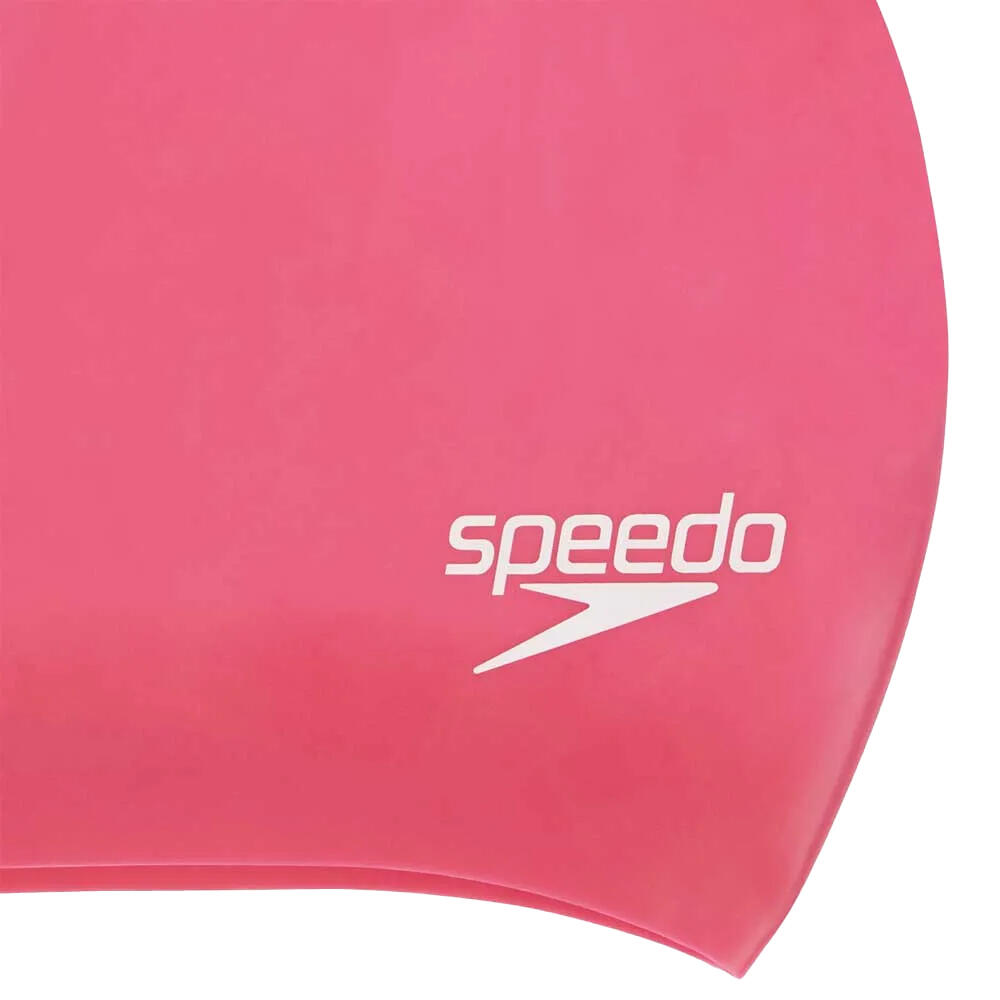 Cuffia Da Nuoto Adulto Unisex Speedo Long Hair Rosa Estatico 3/4