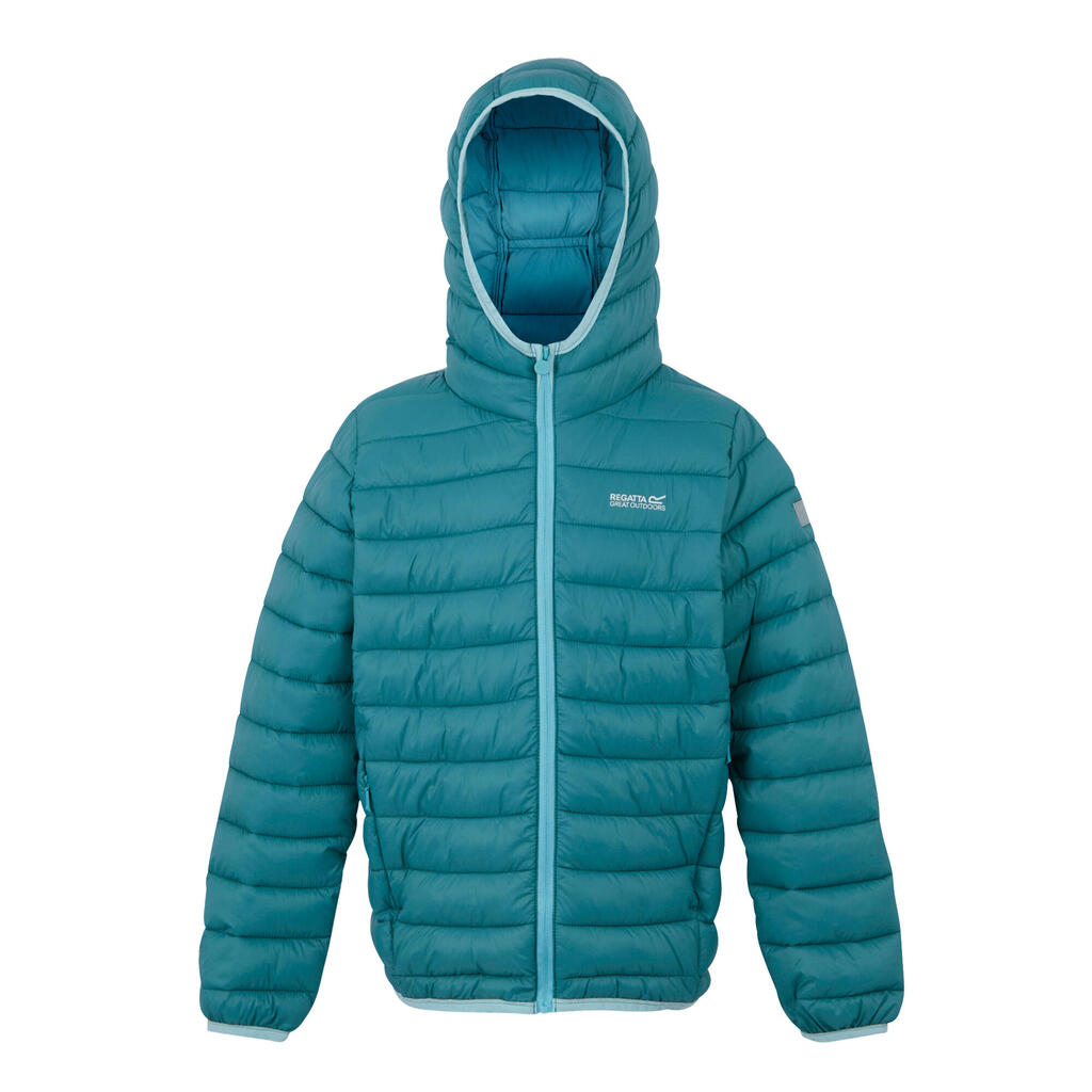 Childrens/Kids Marizion Hooded Padded Jacket (Storm Blue/Nordic Blue)
