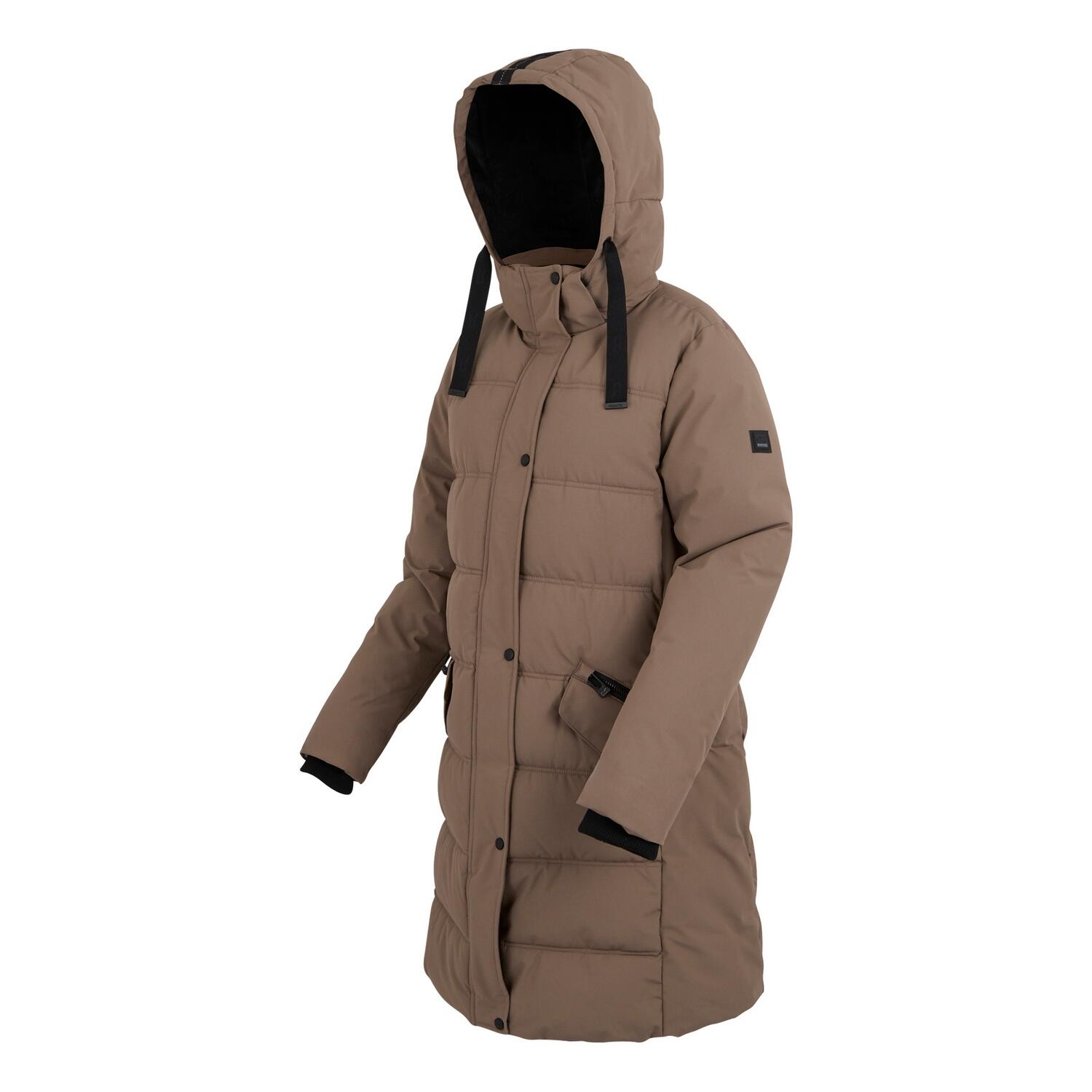Veste Matelassée ERYN Femme (Moka / Noir) 3/4