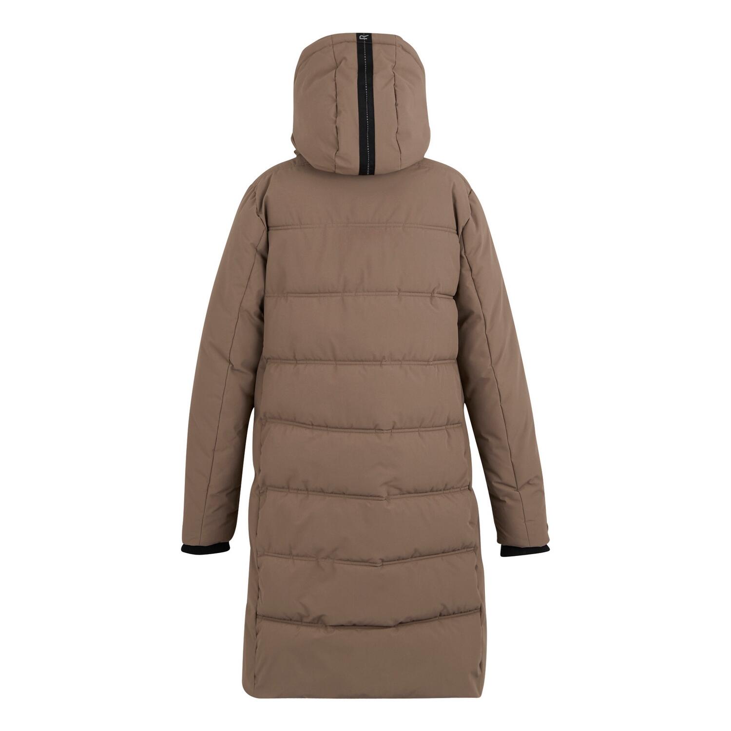 Veste Matelassée ERYN Femme (Moka / Noir) 2/4