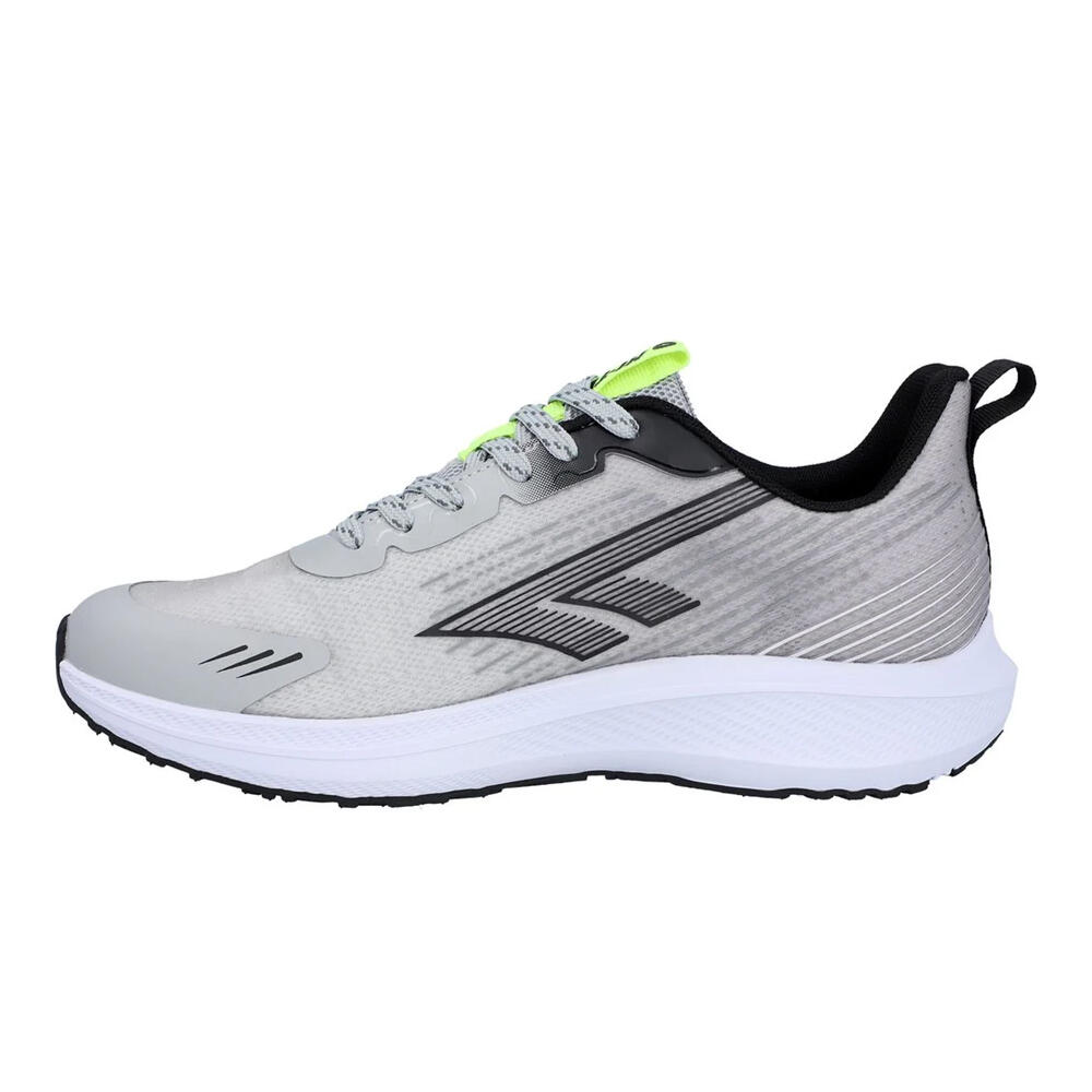 "Santorini" Sneaker für Herren Kühles Grau/Schwarz/Lindgrün 3/4