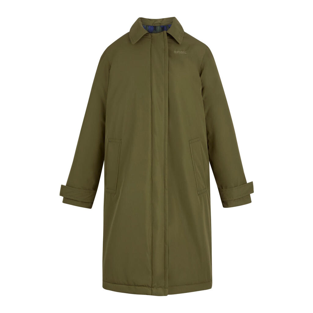 Womens/Ladies Orla Kiely Mac Waterproof Jacket (Military Green/Blue)