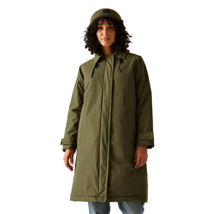 Veste Imperméable ORLA KIELY MAC Femme (Vert Kaki / Bleu)