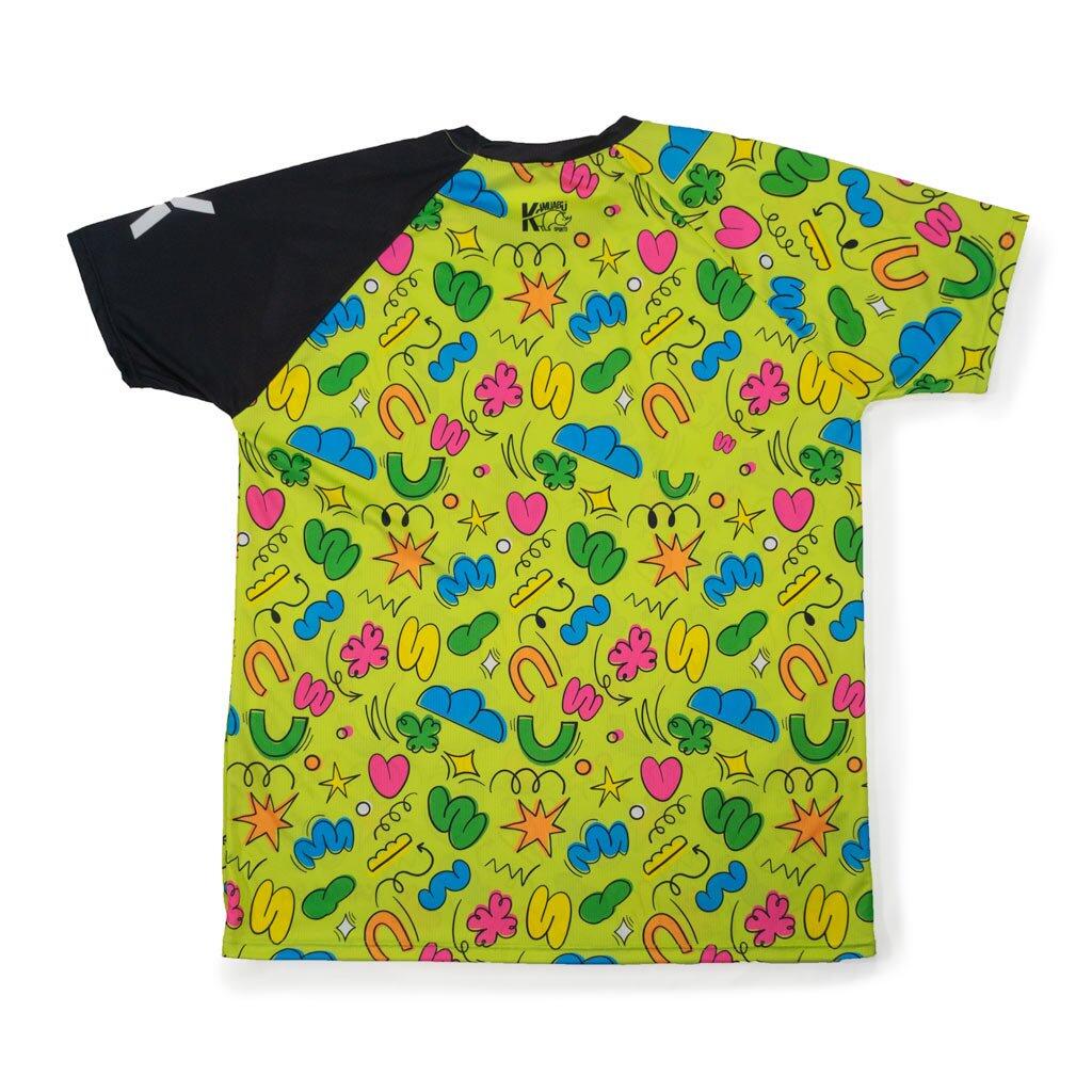 Maglia Running Uomo Verde Lime CLOUDY 2/5