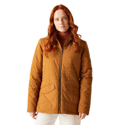 Veste Matelassée AGARA Femme (Marron / Vanille Clair)