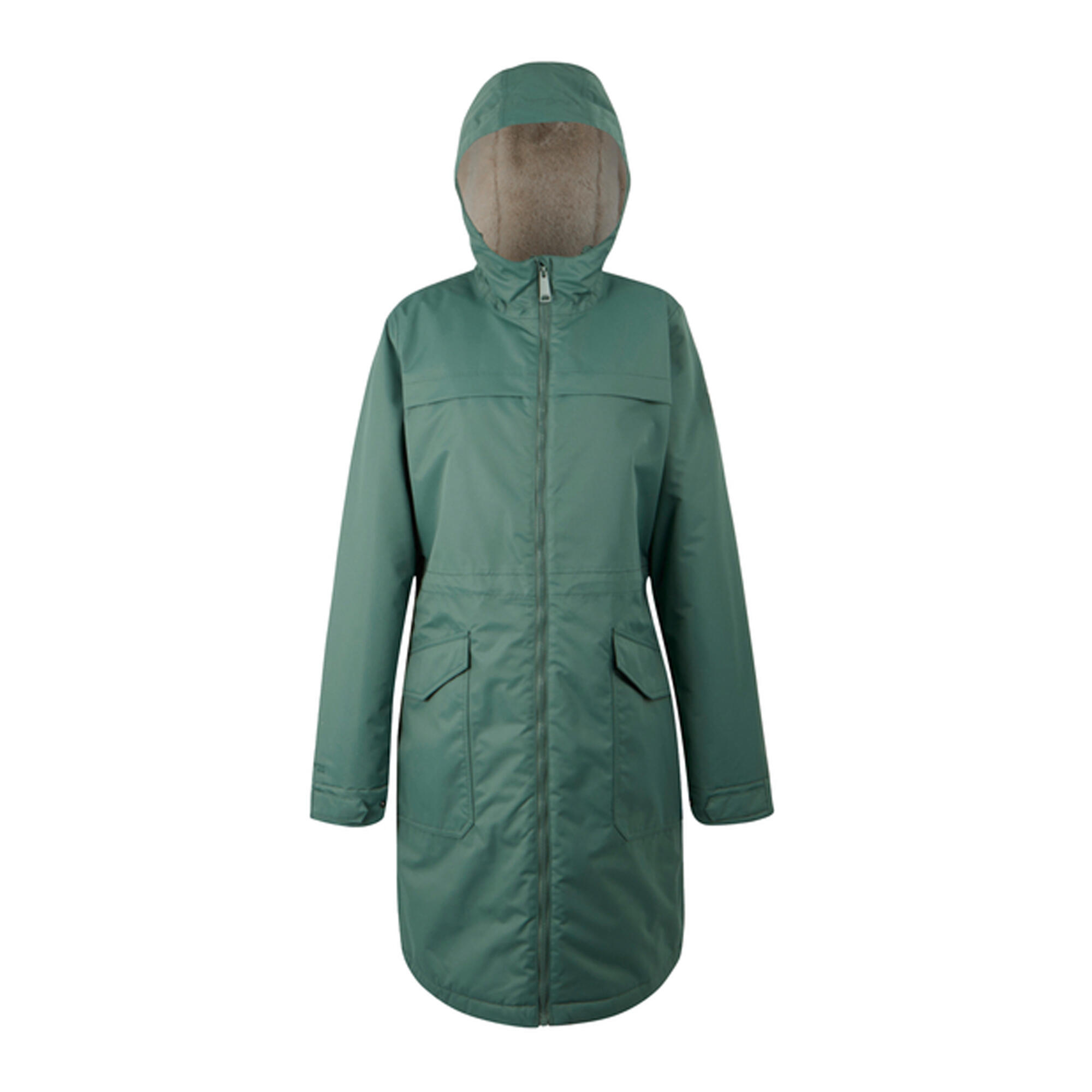 REGATTA Womens/Ladies Romine II Waterproof Jacket (Spruce Green/Light Vanilla)