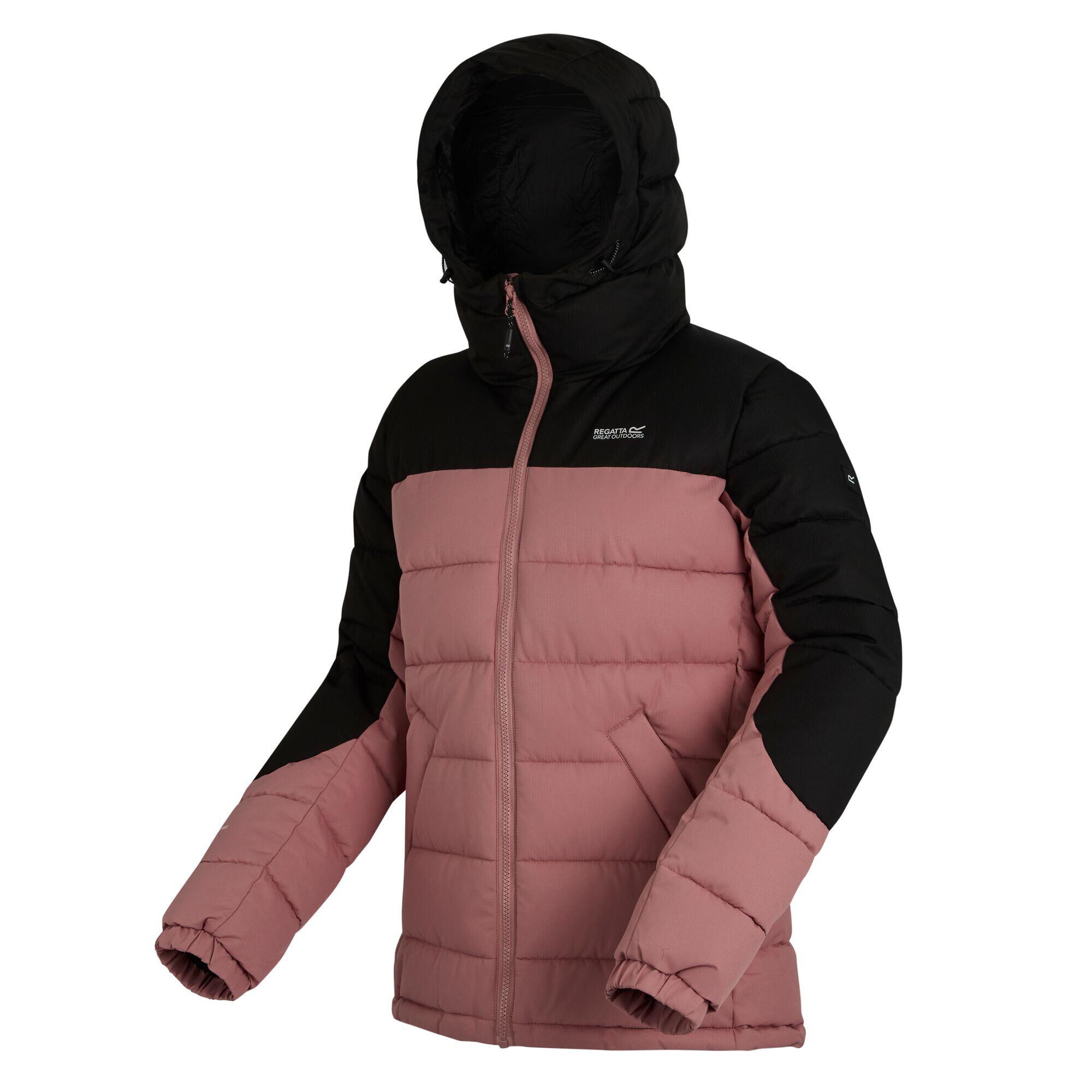 Casaco acolchoado Aldthorn para senhora/senhora (Rosa-Pálido Empoeirado / Preto) 3/5