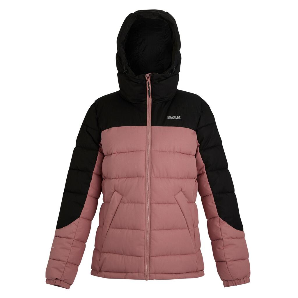 Womens/Ladies Aldthorn Quilted Jacket (Dusty Rose/Black)