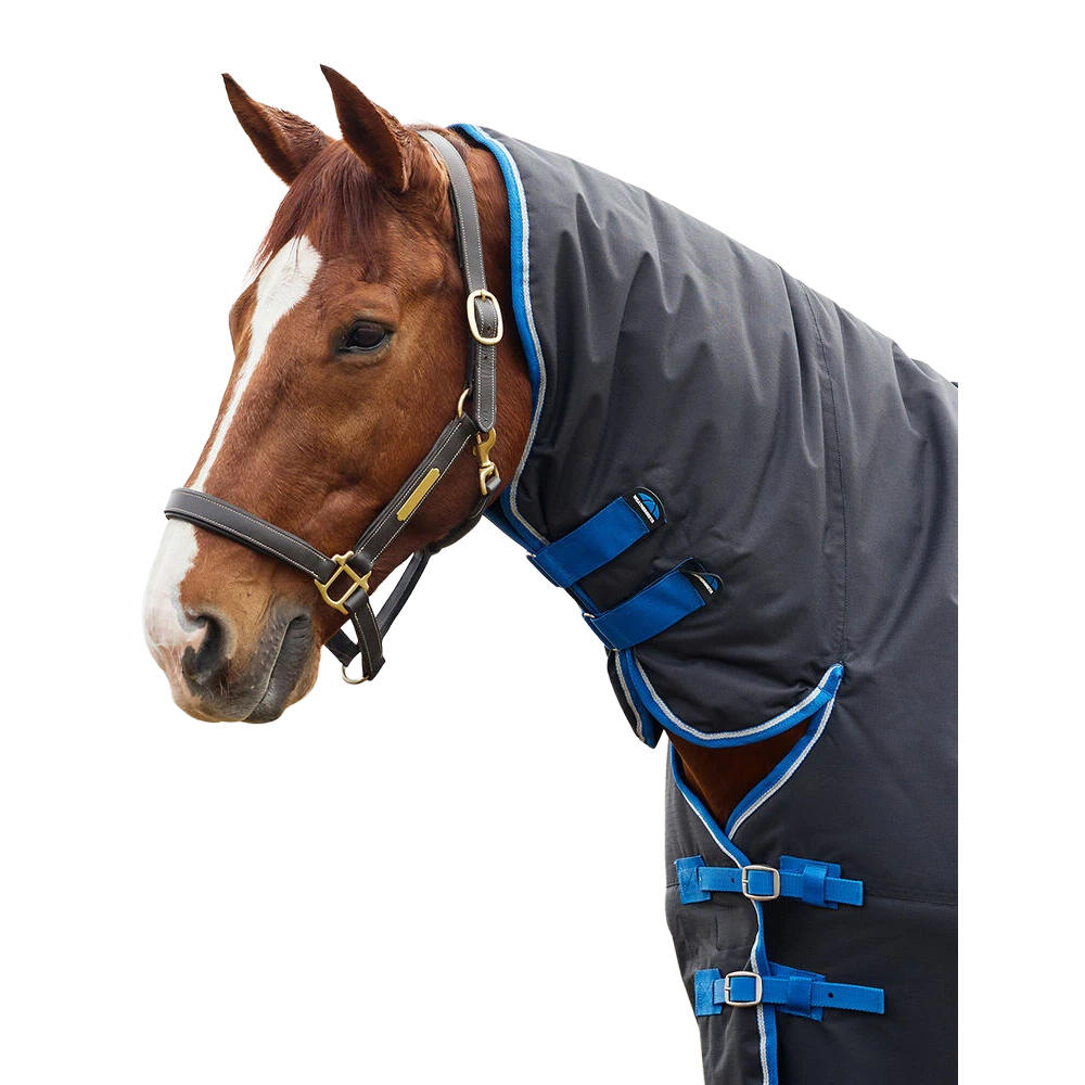 Comfitec Tyro Combo Neck 220g Horse Turnout Rug (Navy/Charcoal) 3/4