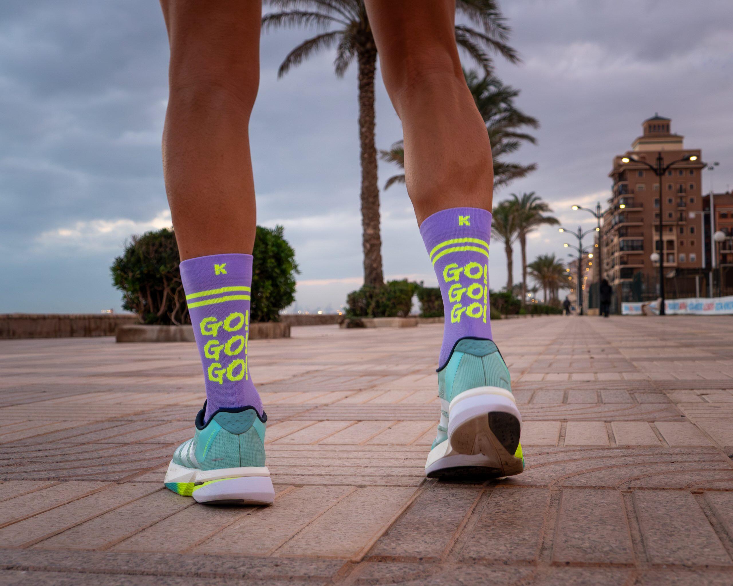 Calze Running Unisex 1 filo Viola GO! GO! GO! 4/6
