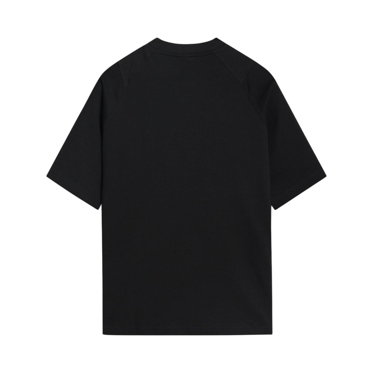 Mens Iconic Boxy TShirt (Black/Chili Pepper) 2/2