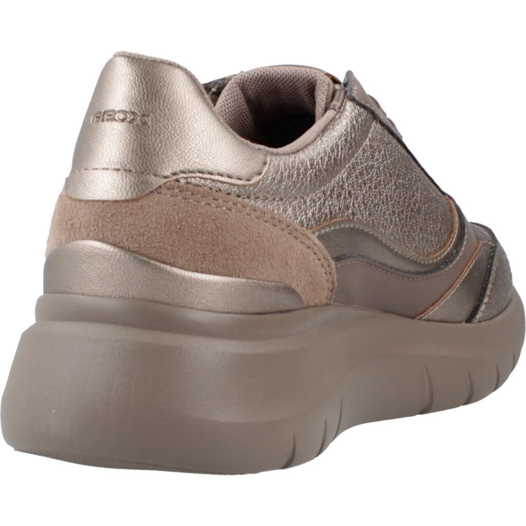 Baskets Geox Modèle D Plummery Couleur Bronze 3/5