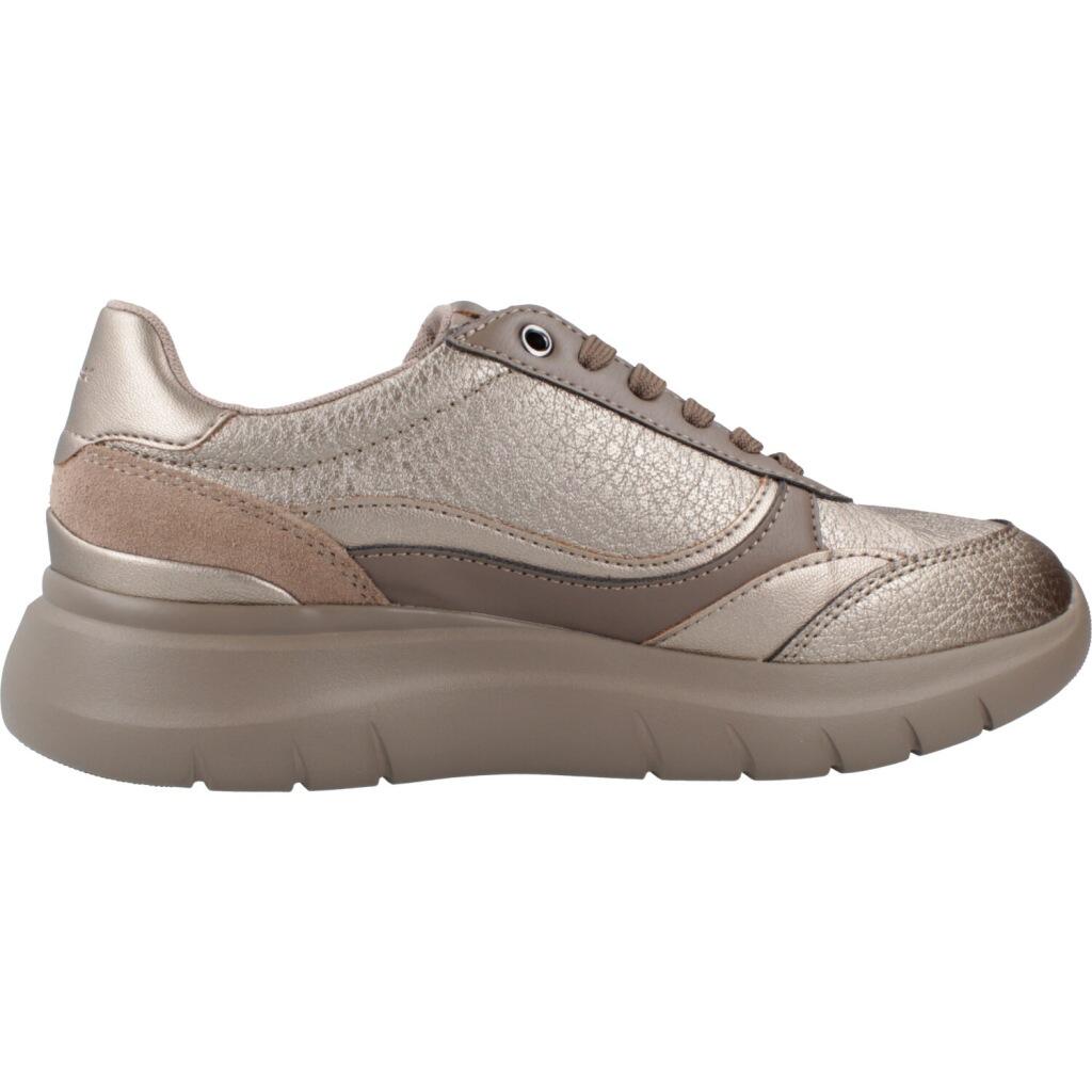 Baskets Geox Modèle D Plummery Couleur Bronze 4/5