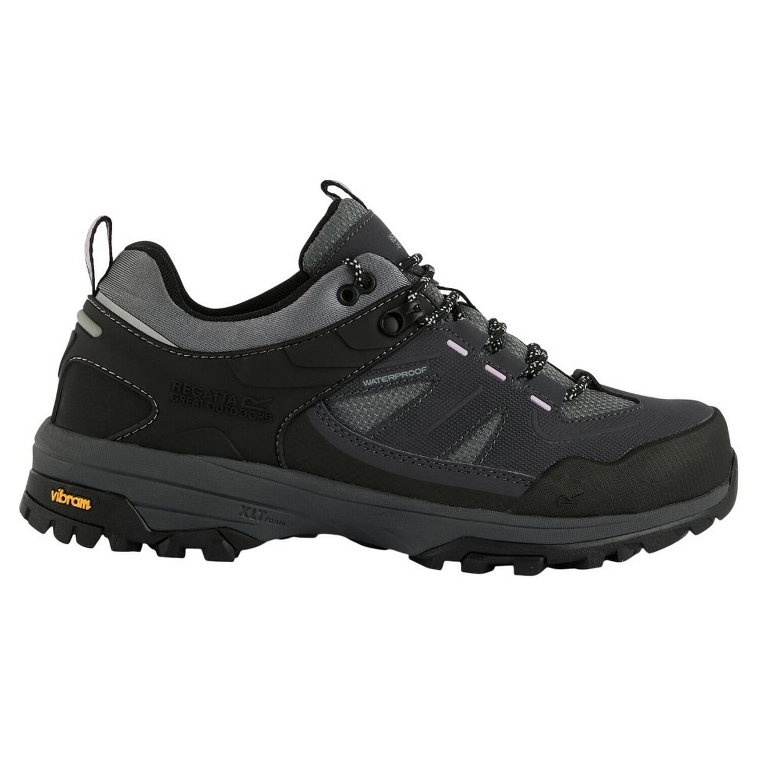 Chaussures De Marche REGEN Femme (Gris Phoque / Vieux Rose) 3/5