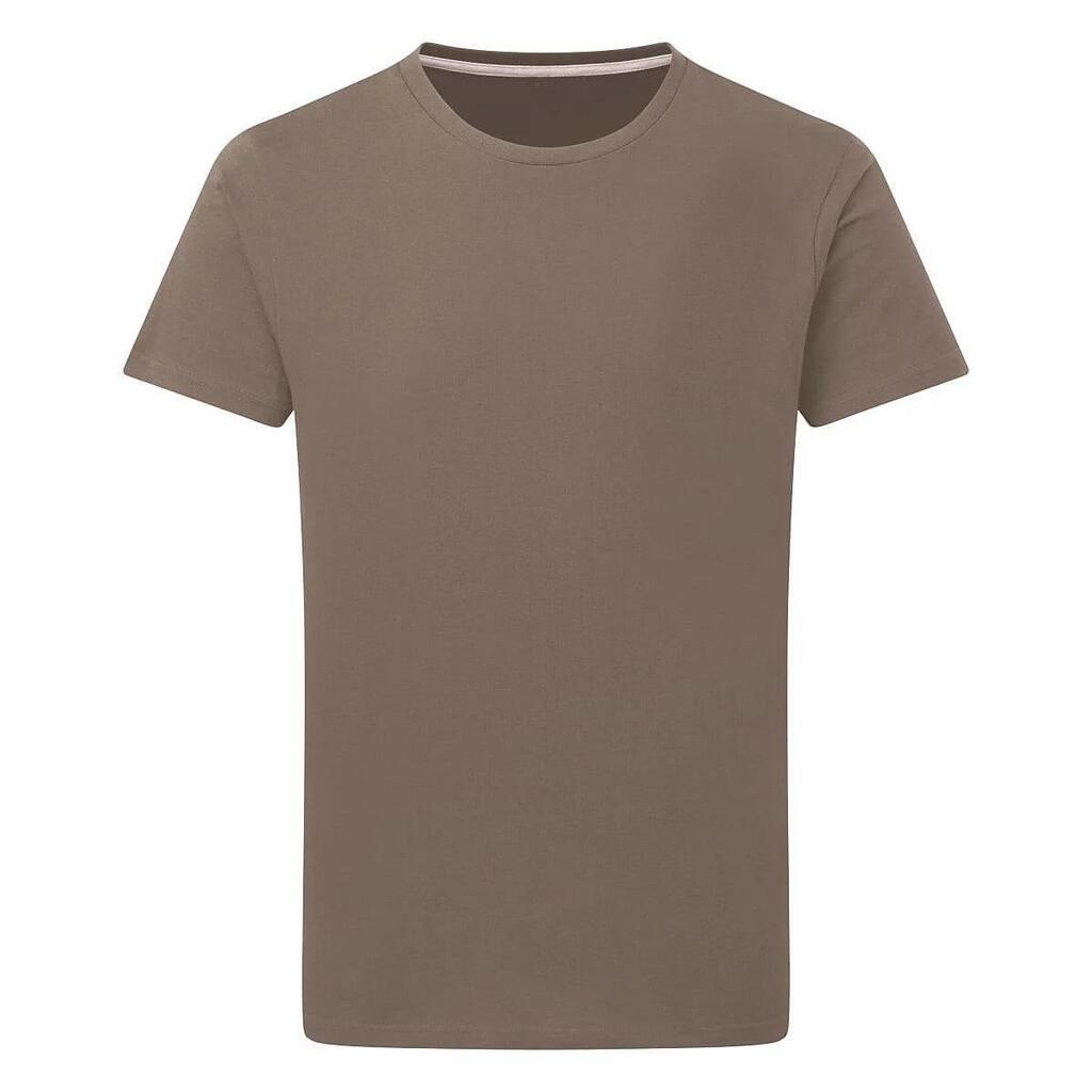 Mens Perfect Print Tee (Deep Taupe)