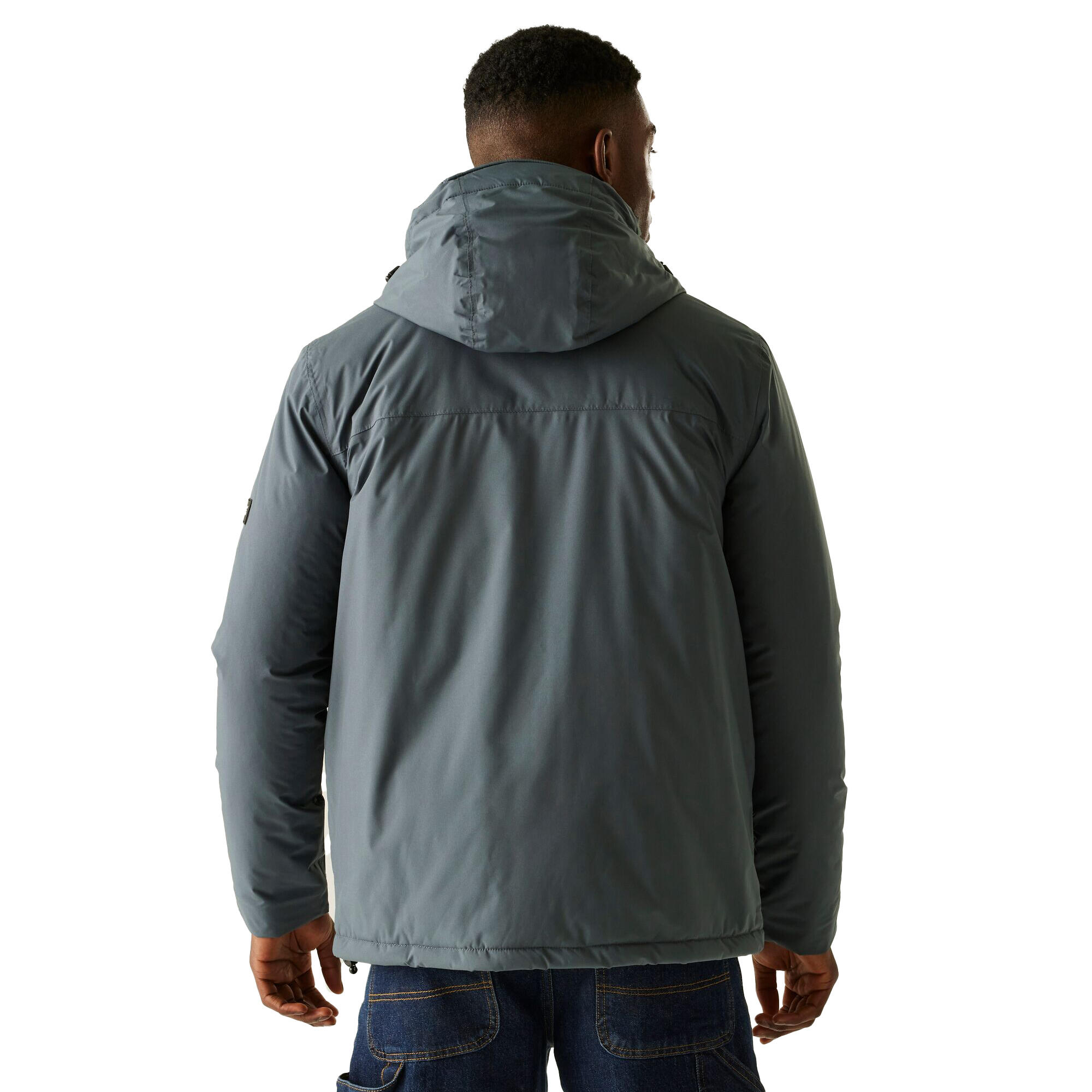 Veste Imperméable Homme (Gris Orageux / Denim Sombre) 4/5