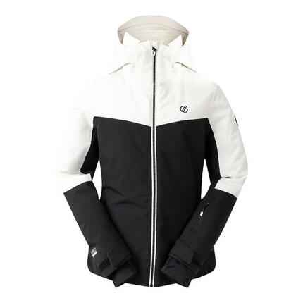 Iced" Skijacke für , Wasserfest Damen Reiher Weiß/Schwarz