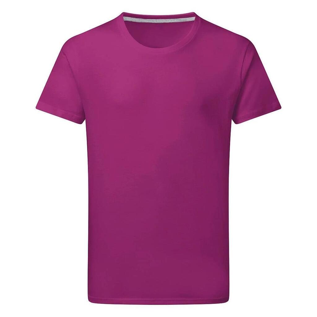 Mens Perfect Print Tee (Dark Pink)