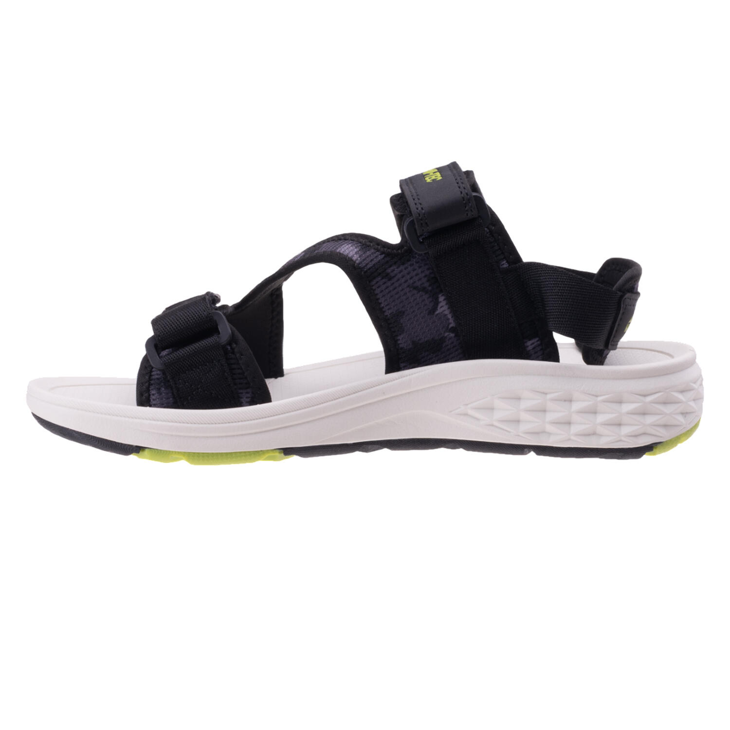 Sandalen "Tocel" Herren Schwarz/Mittelgrau/Limone 3/4