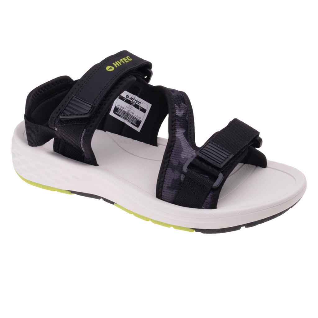 Mens Tocel Sandals (Black/Medium Grey/Lime)