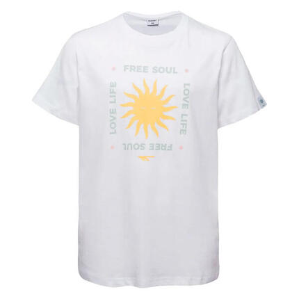 Tshirt SUNNY Enfant (Blanc / Sauge)
