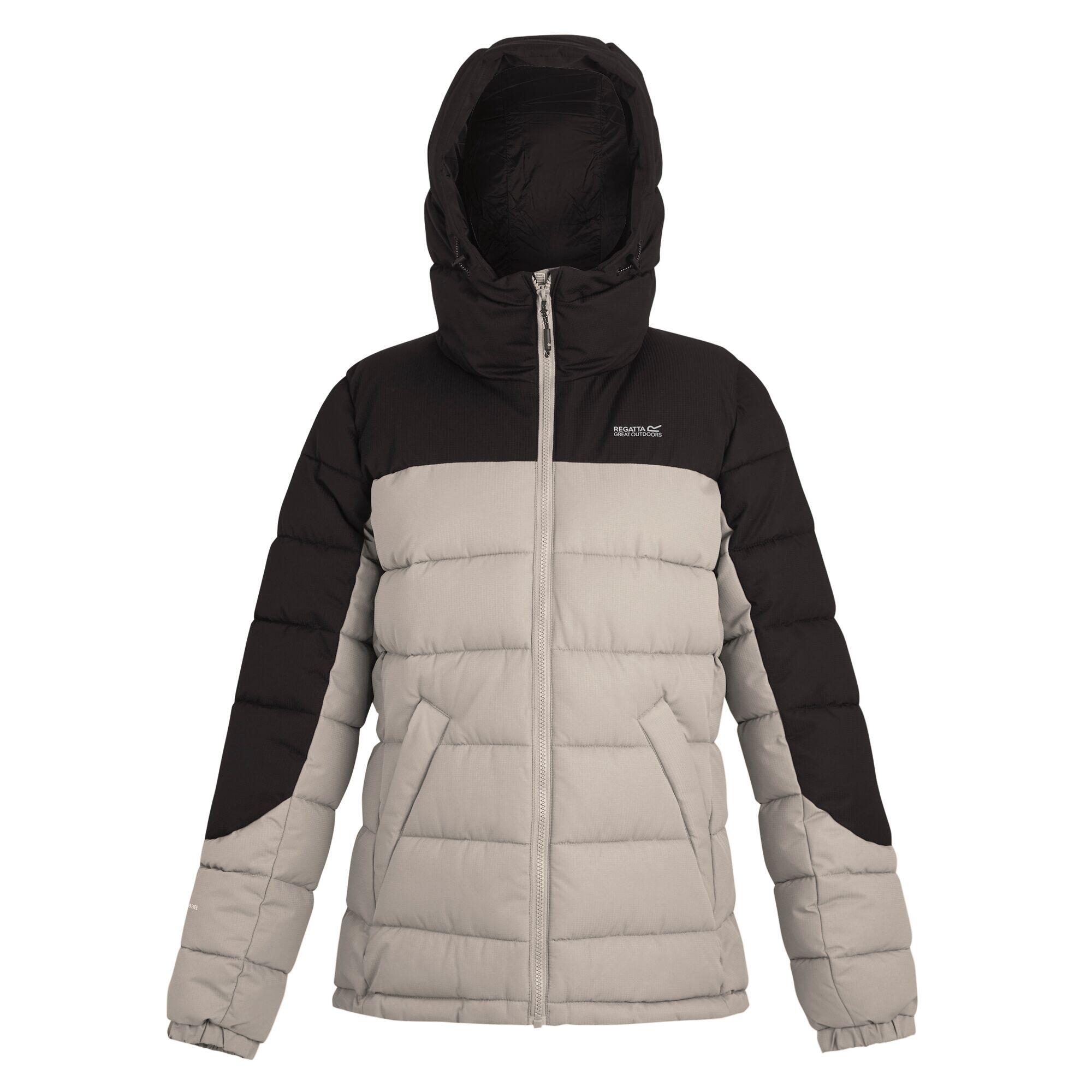 REGATTA Womens/Ladies Aldthorn Quilted Jacket (Perfectly Pale/Black)