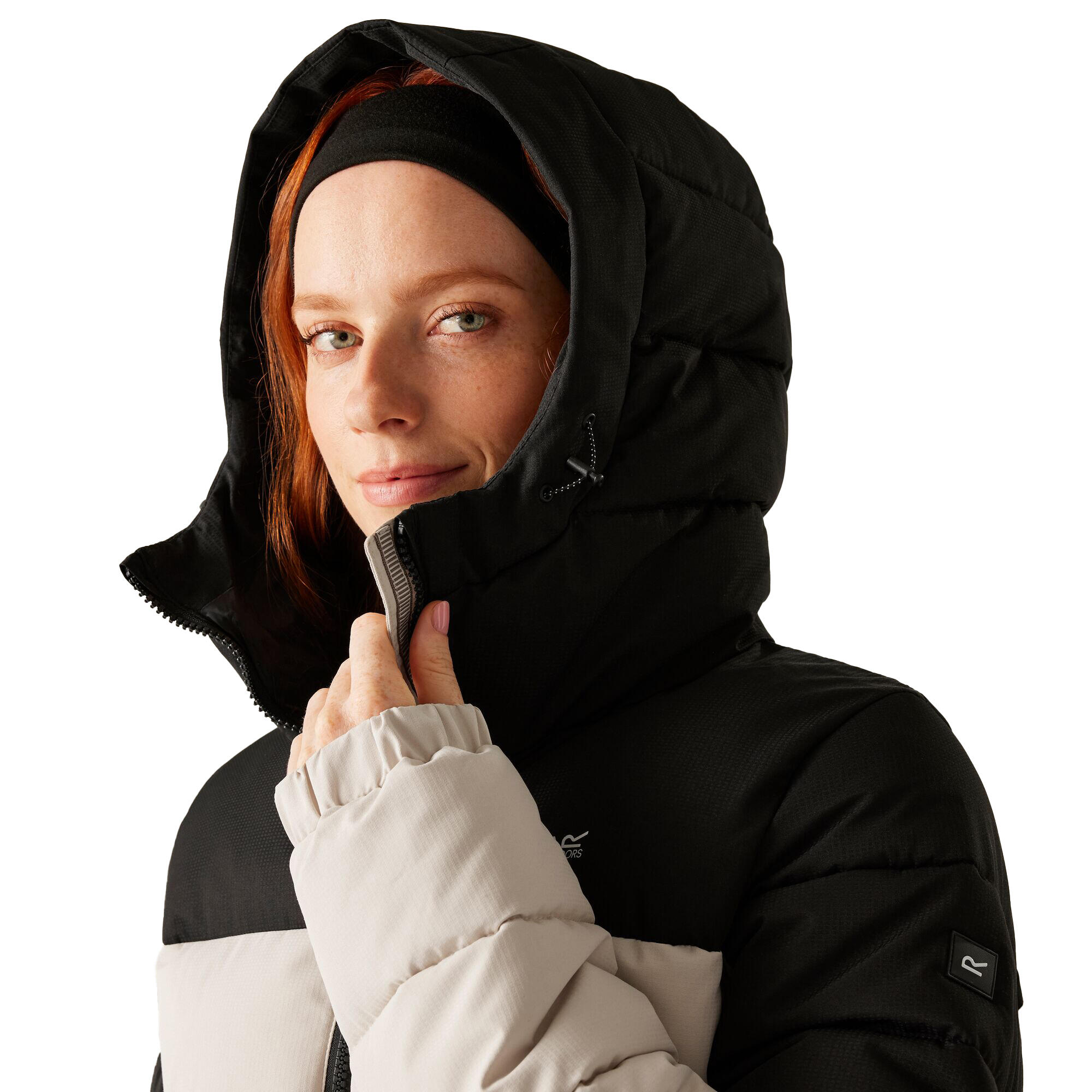 Veste Matelassée ALDTHORN Femme (Blanc Cassé / Noir) 4/5