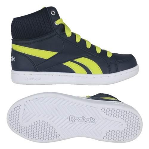 Chaussures universel enfants Reebok Navyyellowwht Royal Prime 2/2