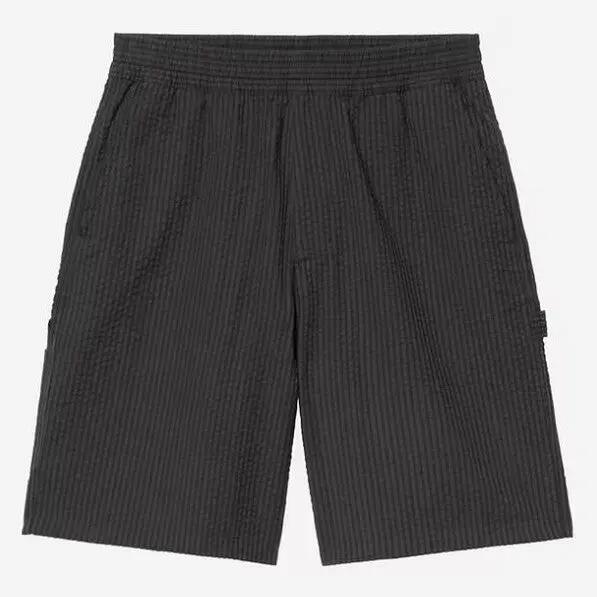 Carhartt Toland csíkos fekete rövidnadrág 3/6