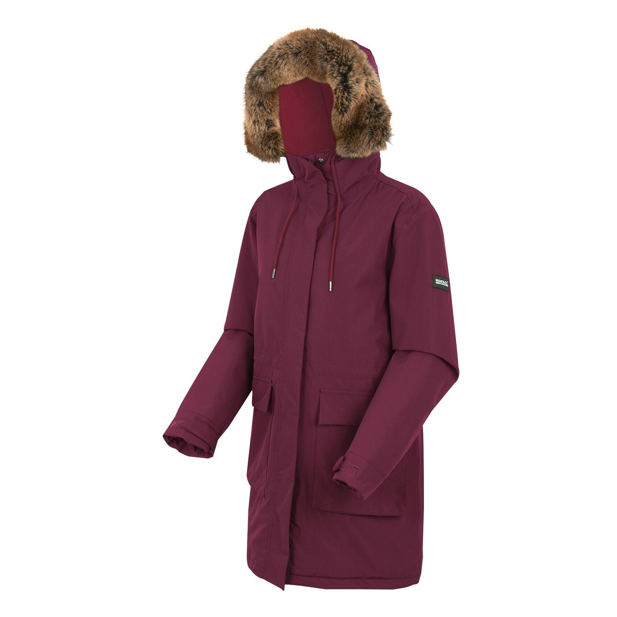Veste Imperméable SABINKA Femme (Figue / Cerise Foncé) 3/5