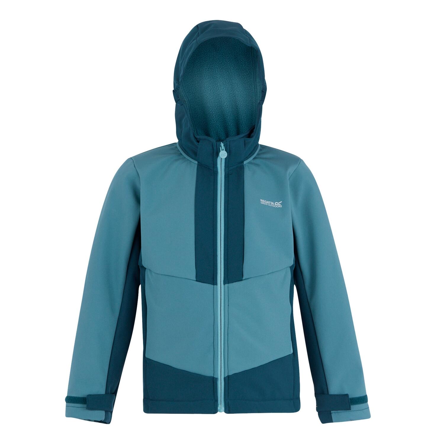 Regatta - Veste Softshell Haydenbury Enfant (bleu Orage / Bleu Marocain) - Veste - Bleu|turquoise - Decathlon