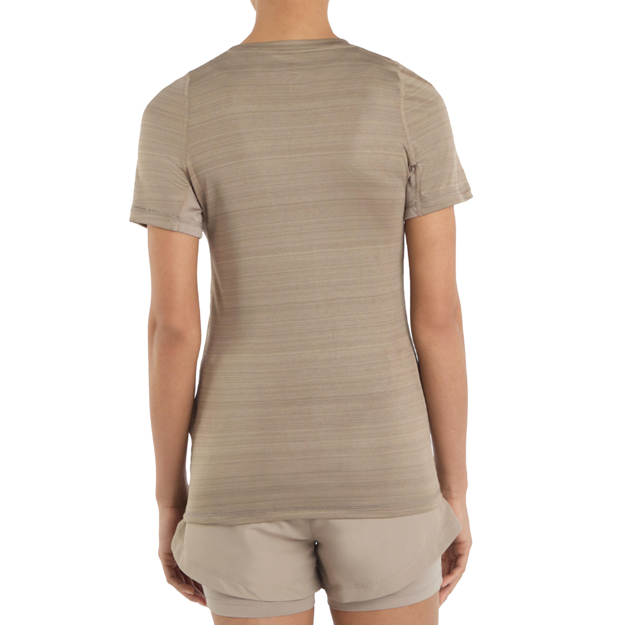 Womens/Ladies Pro Marl Polyester Training TShirt (Moon Rock Marl) 2/4