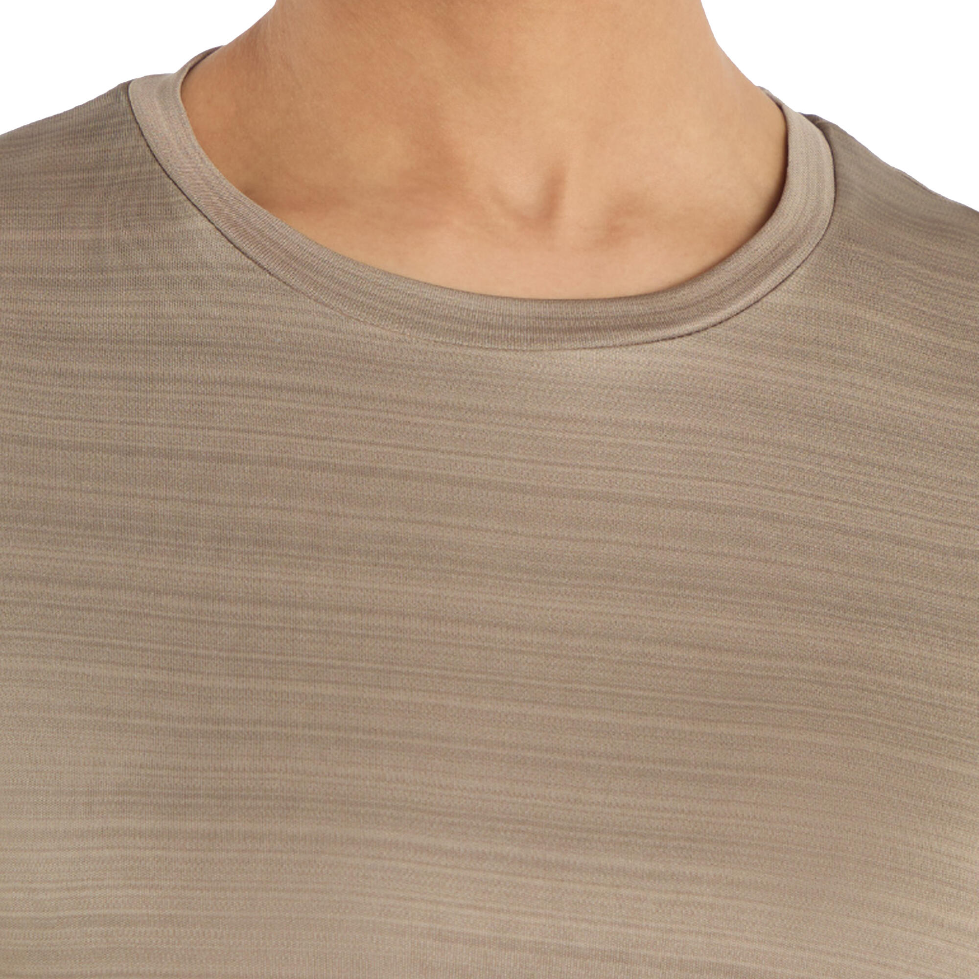 Womens/Ladies Pro Marl Polyester Training TShirt (Moon Rock Marl) 4/4