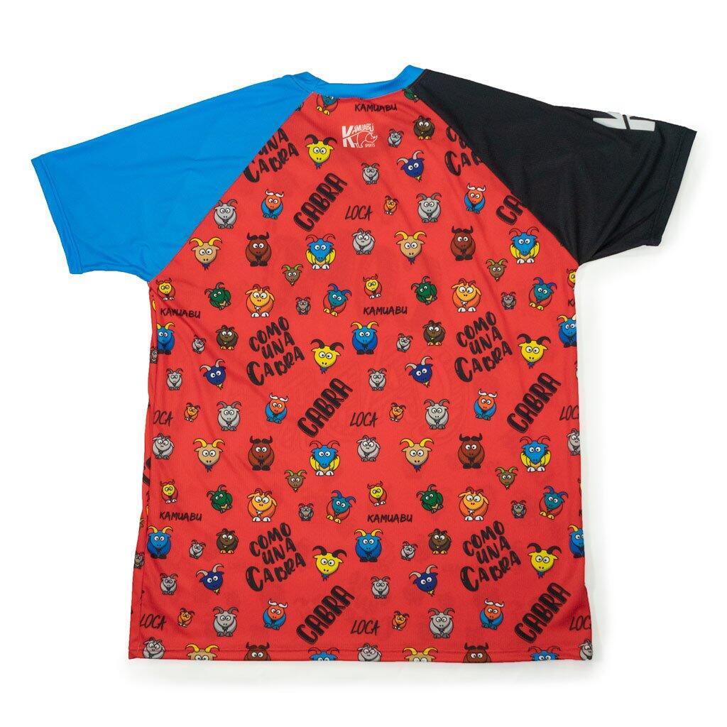 Maglia Running Uomo Rossa COMO UNA CABRA 2/5