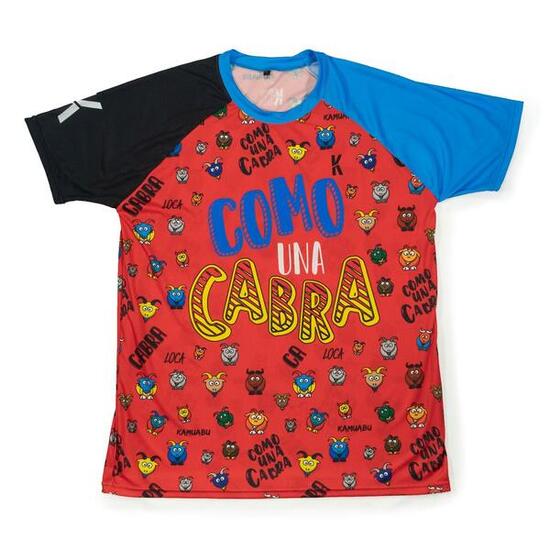 Maglia Running Donna Rossa COMO UNA CABRA