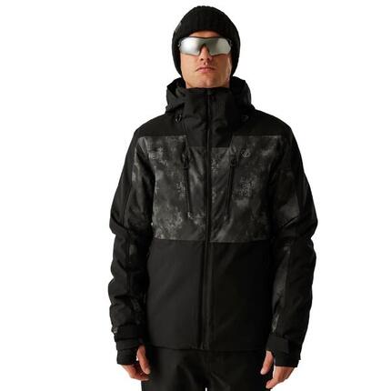 Blouson De Ski Rembourré BASEPLATE Homme (Anthracite Imprimé)