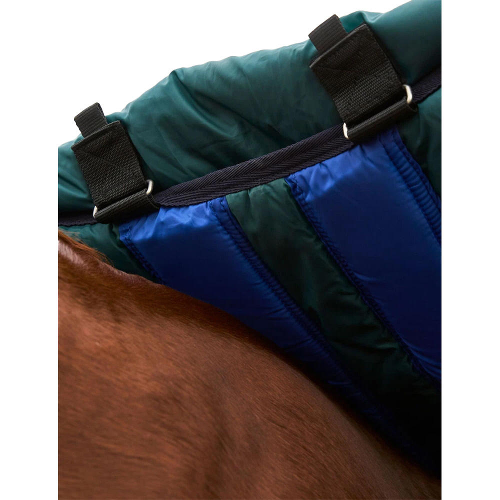 Comfitec Plus Dynamic Detachable Neck 220g Horse Turnout Rug (Forest Green/Navy) 3/4
