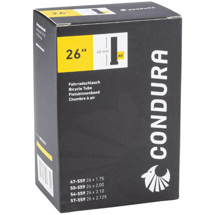 Wewnętrzna Dętka Condura 26" AV40 47/57-559 do Rowerów Miejskich