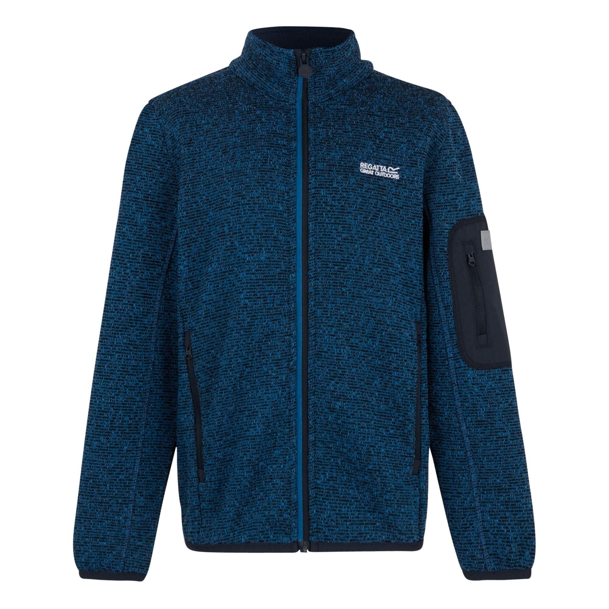 Regatta - Veste Polaire Newhill Enfant (bleu Plongée / Bleu Marine) - Sweat-shirt - Bleu|vert - Decathlon
