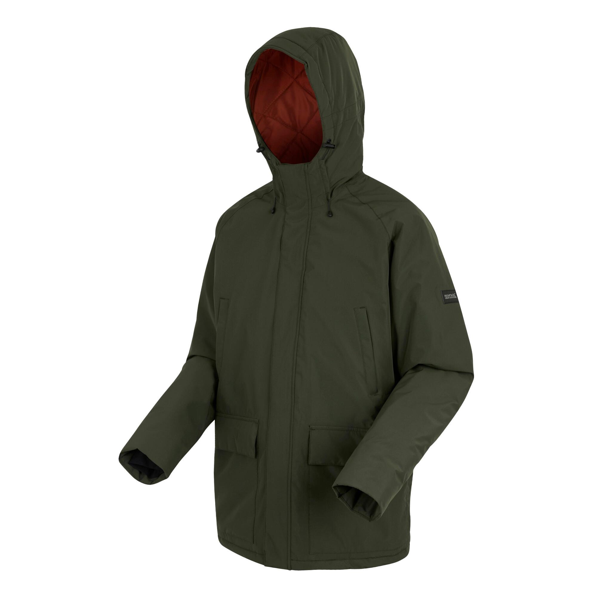 Veste Imperméable SAVON Homme (Kaki Foncé / Terre Cuite) 3/5