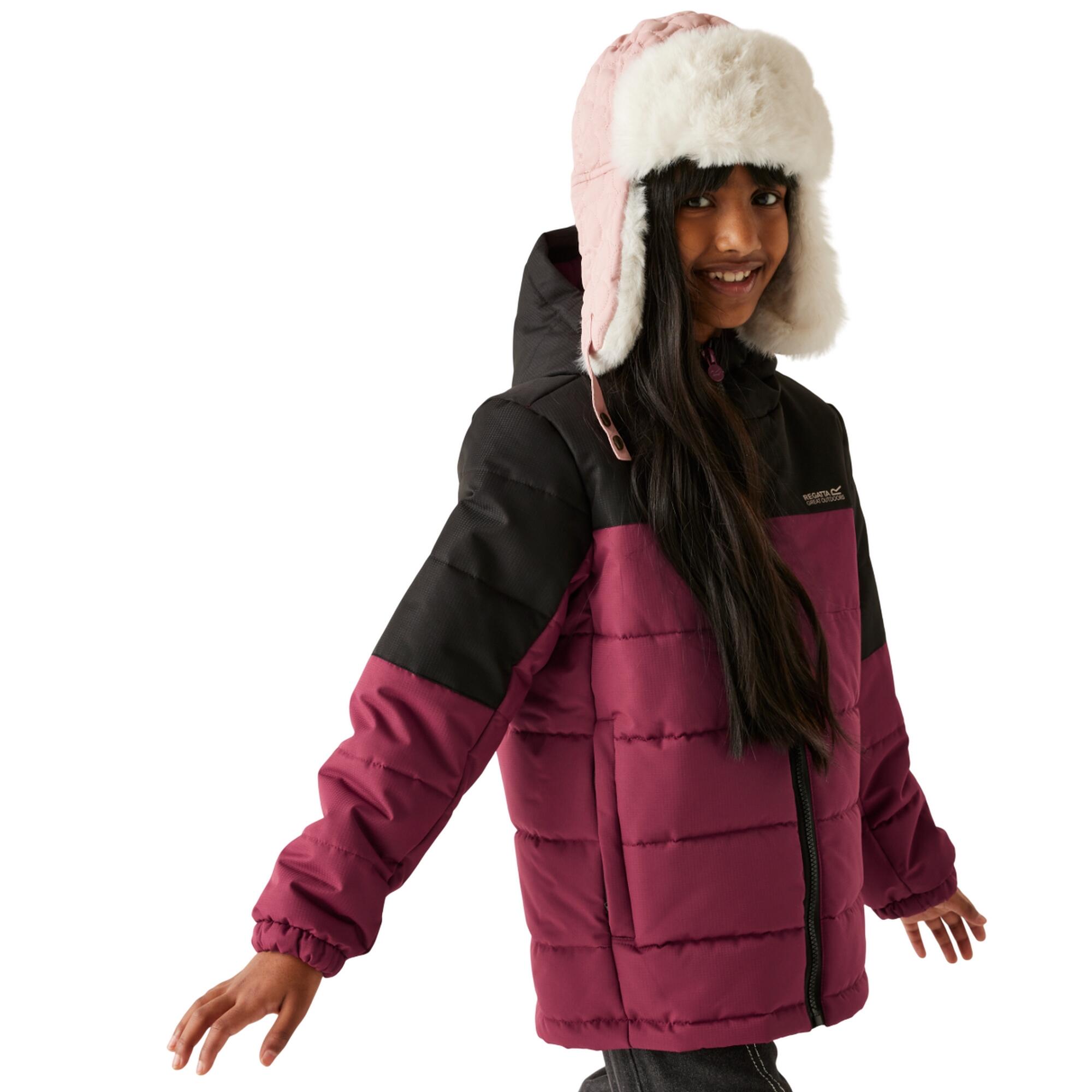 Childrens/Kids Lofthouse Insulated Jacket (Black/Dark Pimento) 4/5